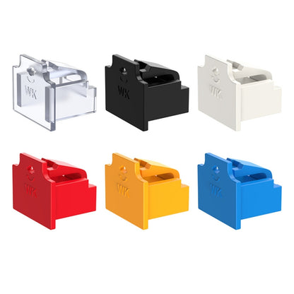 RJ45 Network Port Removable Safety Plug Dustproof Port Lock, Color: Blue 2 Plug+1 Key Outer Cover - Anti-Dust Plugs by buy2fix | Online Shopping UK | buy2fix