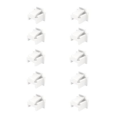 10pcs /Set RJ45 Network Port Dust Plug Router Network Cable Protection Cover(White) - Anti-Dust Plugs by buy2fix | Online Shopping UK | buy2fix