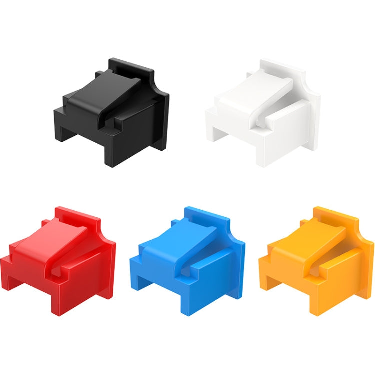 10pcs /Set RJ45 Network Port Dust Plug Router Network Cable Protection Cover(Yellow) - Anti-Dust Plugs by buy2fix | Online Shopping UK | buy2fix