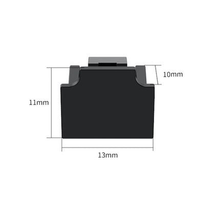 10pcs /Set RJ45 Network Port Dust Plug Router Network Cable Protection Cover(Black) - Anti-Dust Plugs by buy2fix | Online Shopping UK | buy2fix