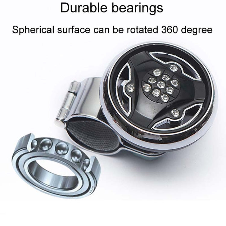 Car Steering Wheel Foldable Ball Bearing Turning Booster, Style: Mahogany by buy2fix
