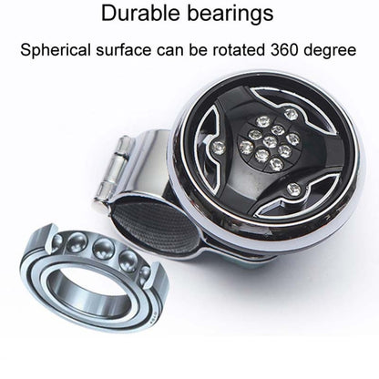 Car Steering Wheel Foldable Ball Bearing Turning Booster, Style: Mahogany by buy2fix