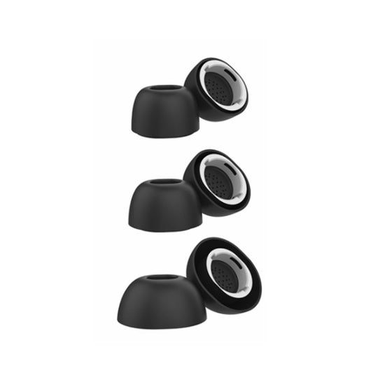 For Samsung Galaxy Buds3 Pro AhaStyle WG173 Earphone Silicone Earbuds, Size: S+M+L(Black) - Anti-dust & Ear Caps by AhaStyle | Online Shopping UK | buy2fix