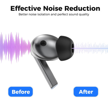 For Samsung Galaxy Buds3 Pro AhaStyle WG173 Earphone Silicone Earbuds, Size: L(White) - Anti-dust & Ear Caps by AhaStyle | Online Shopping UK | buy2fix