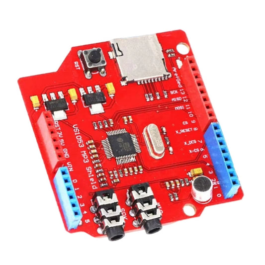 VS1053 MP3 Module Development Board With Amplifier Decoder Board SPI Interface Onboard Recording Function(Red) by buy2fix