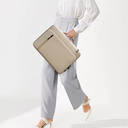 BANGE BG-6802 Laptop Bag Notebook Protective Case, Color: Khaki Small - 14.1 inch by BANGE | Online Shopping UK | buy2fix