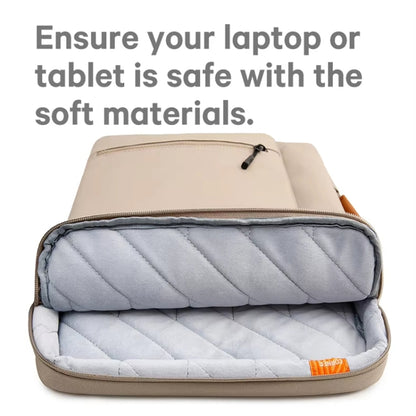 BANGE BG-6802 Laptop Bag Notebook Protective Case, Color: Khaki Small - 14.1 inch by BANGE | Online Shopping UK | buy2fix