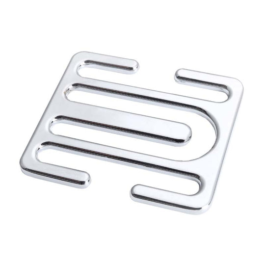 Child Car Seat Belt Adjustment Buckle Fixed Limiter(Silver)