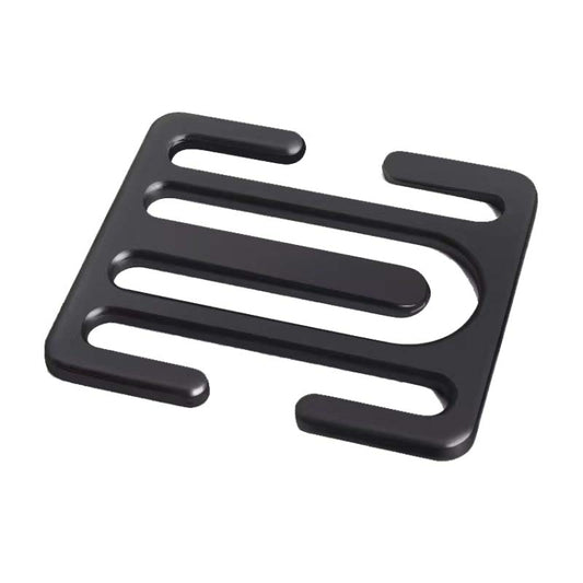 Child Car Seat Belt Adjustment Buckle Fixed Limiter(Black) by buy2fix