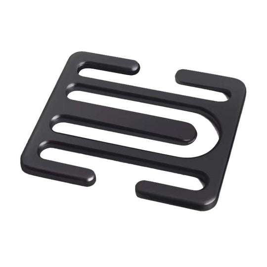 Child Car Seat Belt Adjustment Buckle Fixed Limiter(Black)