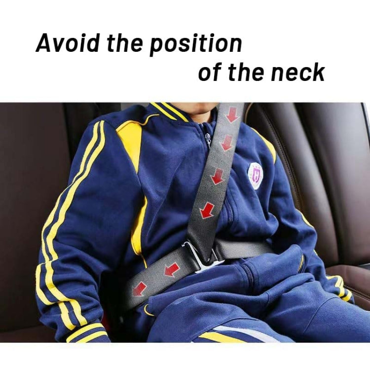 Child Car Seat Belt Adjustment Buckle Fixed Limiter(Black) by buy2fix