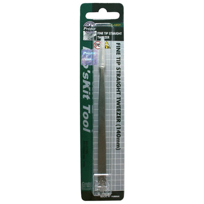 ProsKit 1PK-105T Stainless Steel Anti-magnetic Tweezer Precision Straight Pointed Pincette 140mm by ProsKit