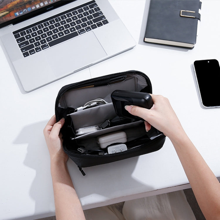 BANGE BG-6800 Digital Storage Bag Data Cable Electronic Accessory Organiser(Blue) - Digital Storage Bag by BANGE | Online Shopping UK | buy2fix