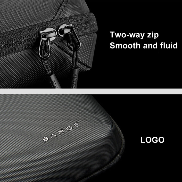 BANGE BG-6800 Digital Storage Bag Data Cable Electronic Accessory Organiser(Gray) - Digital Storage Bag by BANGE | Online Shopping UK | buy2fix