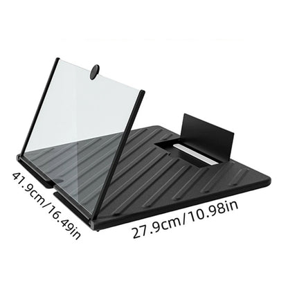 20-inch Pull-out Mobile Phone Screen Amplifier HD Desktop Viewing Mobile Phone Holder(Black) - Screen Magnifier by buy2fix | Online Shopping UK | buy2fix
