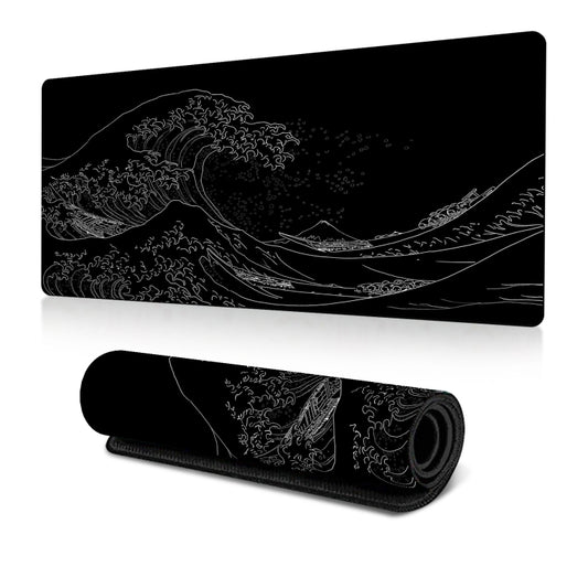 300x700x3mm Big Wave Gaming Mouse Pad Non-Slip Rubber Desk Mat(No.1) - Mouse Pads by buy2fix | Online Shopping UK | buy2fix