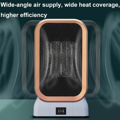 1000W High-power Household Heater Small Desktop Ceramic PTC Heating Heater, Spec: EU Plug(Black) by buy2fix