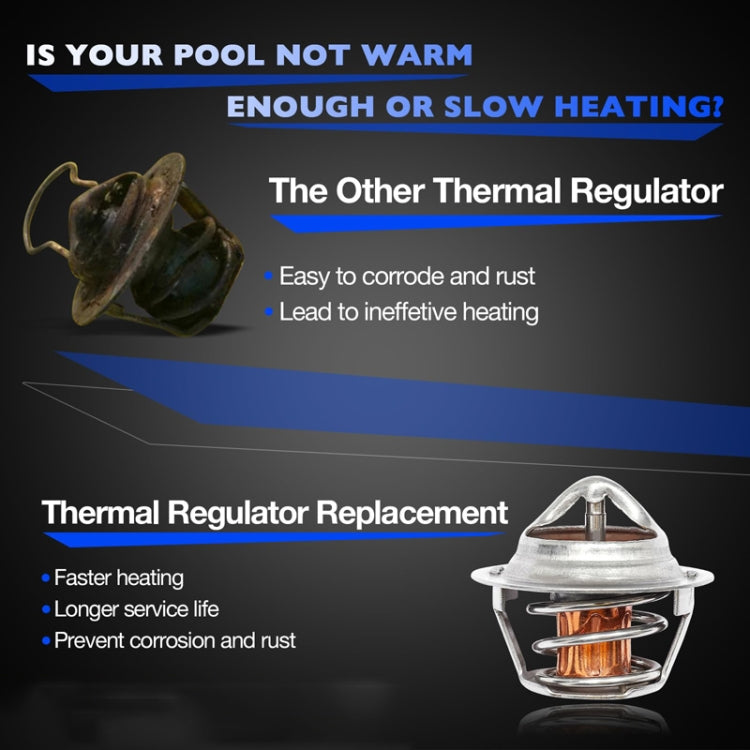 Pool Spa Heating Regulator Replacement Kit For Pentair MasterTemp Sta(Silver) - Swimming Pool Parts by buy2fix | Online Shopping UK | buy2fix