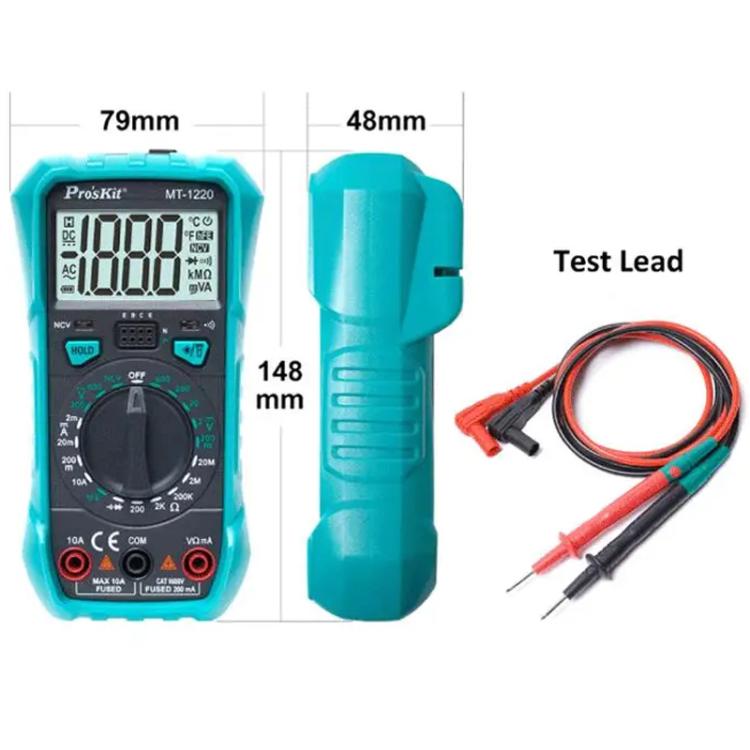 ProsKit MT-1220-C 3-1/2 Burn-Proof Digital Intelligent Multimeter - Current & Voltage Tester by ProsKit | Online Shopping UK | buy2fix