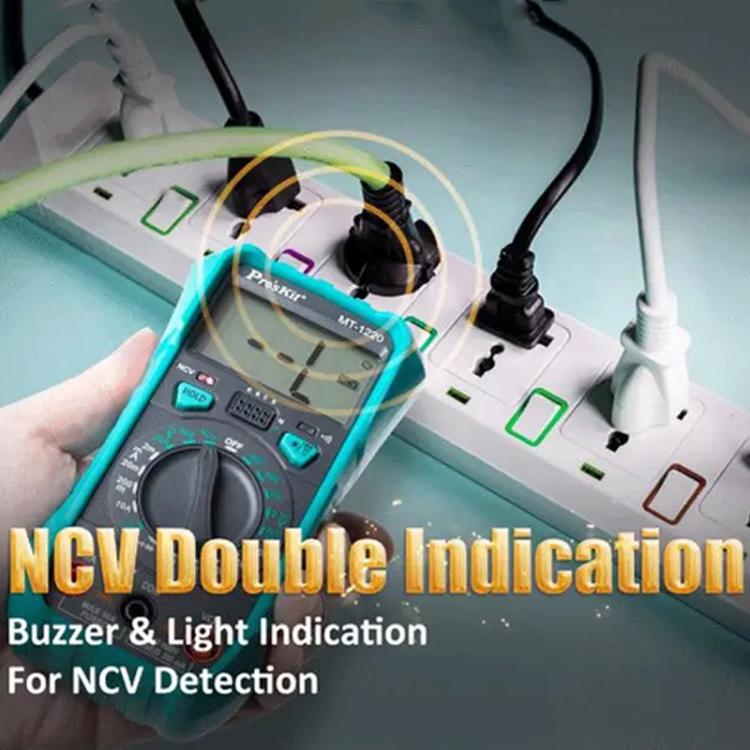 ProsKit MT-1220-C 3-1/2 Burn-Proof Digital Intelligent Multimeter - Current & Voltage Tester by ProsKit | Online Shopping UK | buy2fix