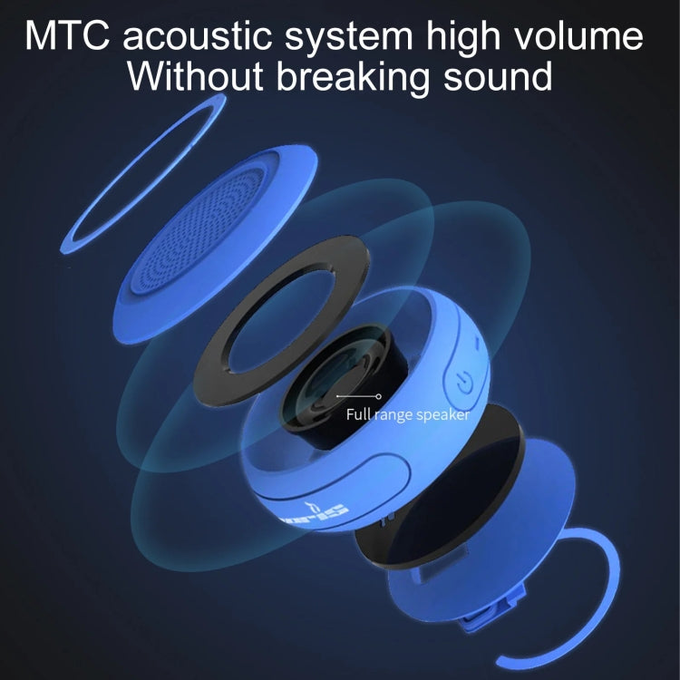 Cyboris IPX7 Waterproof Mini TWS Interconnected Water Floating Bluetooth Speaker(Blue) - Waterproof Speaker by Cyboris | Online Shopping UK | buy2fix