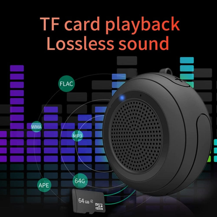 Cyboris IPX7 Waterproof Mini TWS Interconnected Water Floating Bluetooth Speaker(Black) - Waterproof Speaker by Cyboris | Online Shopping UK | buy2fix