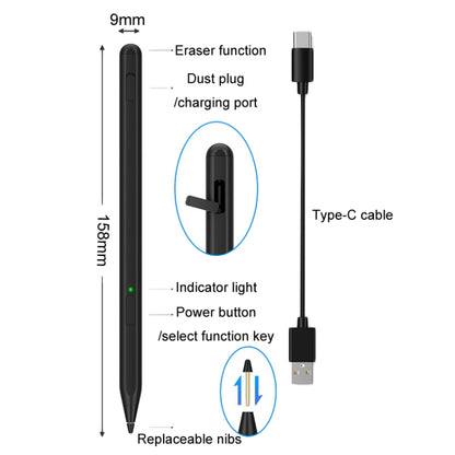 Tablet Stylus Pen USI2.0 Protocol Pen Stylus Anti False Touch(Silver) - Stylus Pen by buy2fix | Online Shopping UK | buy2fix