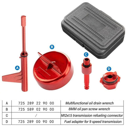 9-speed Oil Level Check Adjustment Gearbox Oil Change Tool(4pcs /Set) by buy2fix