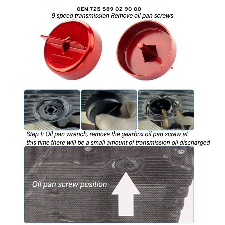 9-speed Oil Level Check Adjustment Gearbox Oil Change Tool(4pcs /Set) by buy2fix