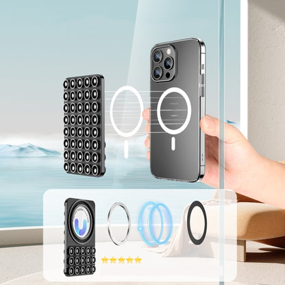 Magnetic Suction Mobile Phone Grip Hands-Free Silicone Cellphone Mount Stand(Blue) - Lazy Bracket by buy2fix | Online Shopping UK | buy2fix