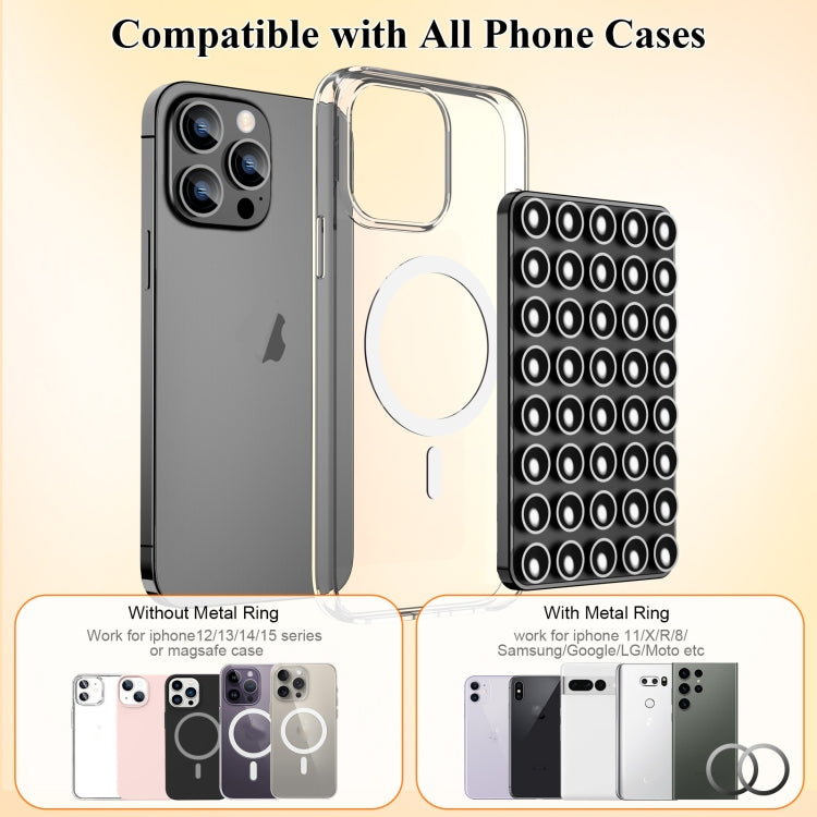 Magnetic Suction Mobile Phone Grip Hands-Free Silicone Cellphone Mount Stand(Blue) - Lazy Bracket by buy2fix | Online Shopping UK | buy2fix