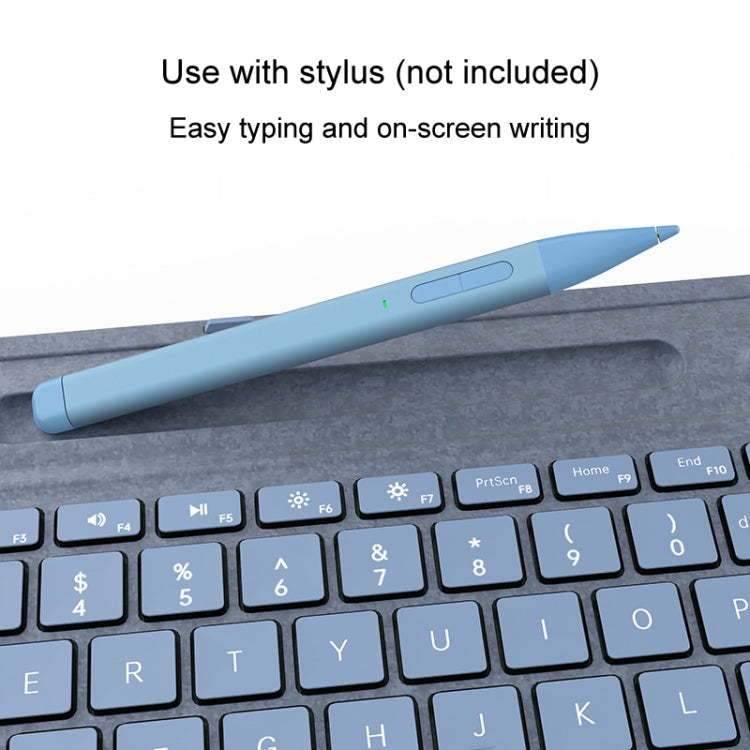 For Microsoft Surface Pro 8 / 9 / 10 / 11 / X Bluetooth Keyboard Magnetic Tablet Wireless Touch Backlit Keyboard With Pen Slot(Gray) - Others Keyboard by buy2fix | Online Shopping UK | buy2fix