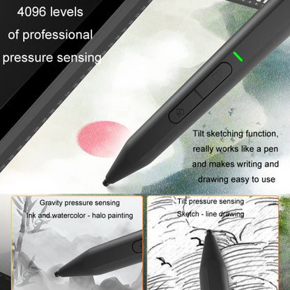 C582S For Microsoft Surface Stylus Pen Anti-Mistouch 4096 Pressure Sensitive Touch Pen Support lnk Bluetooth Function(Silver) - Stylus Pen by buy2fix | Online Shopping UK | buy2fix
