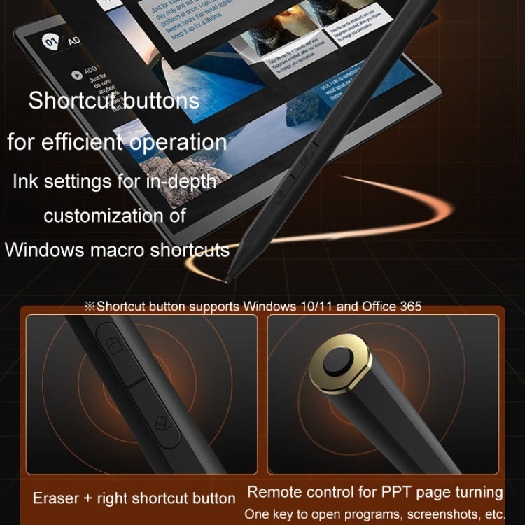 C582S For Microsoft Surface Stylus Pen Anti-Mistouch 4096 Pressure Sensitive Touch Pen Support lnk Bluetooth Function(Silver) - Stylus Pen by buy2fix | Online Shopping UK | buy2fix