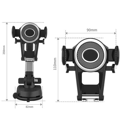 Car Suction Cup Multi-function Cell Phone Navigation Mount, Style: With Flat Clip by buy2fix