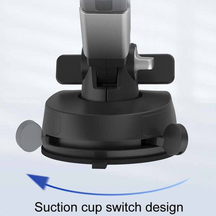 Car Suction Cup Multi-function Cell Phone Navigation Mount, Style: With Flat Clip by buy2fix