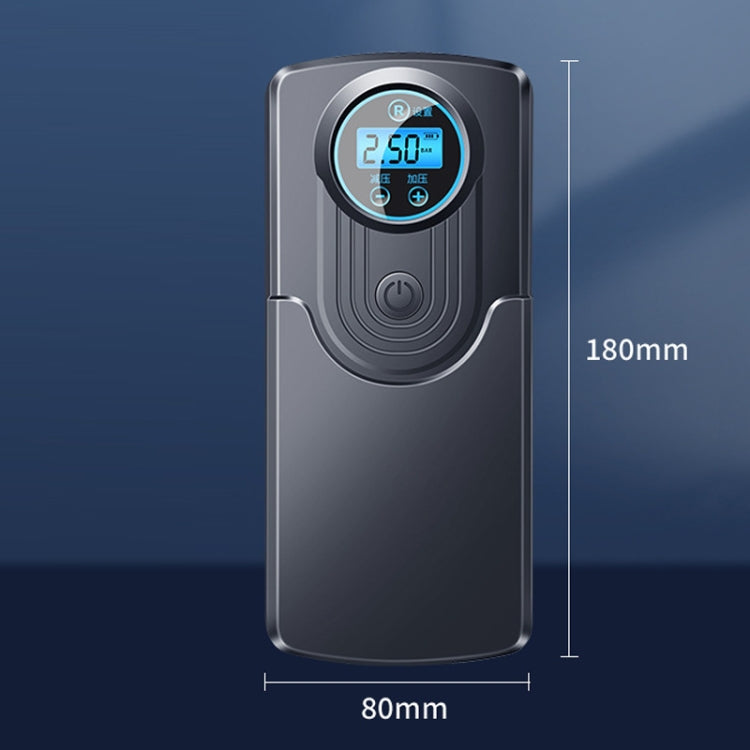 Car Portable Mini Digital Display High Power Multifunctional Inflatable Pump, Model: Wired by buy2fix