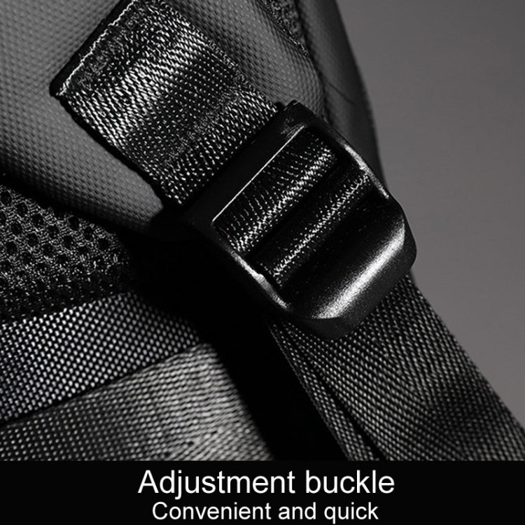 SKV B20453 Men Business Casual Multifunctional Double Shoulder Bag Large Capacity Laptop Backpack(Blue) - Backpack by SKV | Online Shopping UK | buy2fix