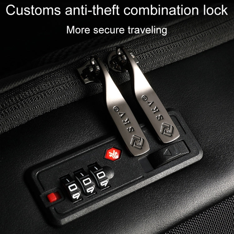 SKV B20453 Men Business Casual Multifunctional Double Shoulder Bag Large Capacity Laptop Backpack(Black) - Backpack by SKV | Online Shopping UK | buy2fix