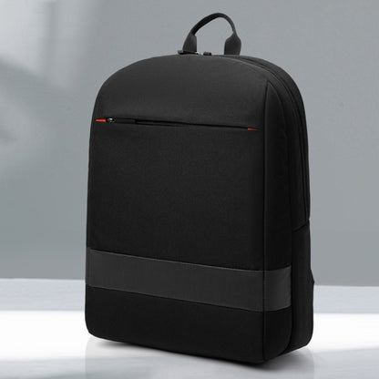 SKV B22016 Men Business Casual Double Shoulder Bag Outdoor Travel Laptop Backpack(Black) - Backpack by SKV | Online Shopping UK | buy2fix