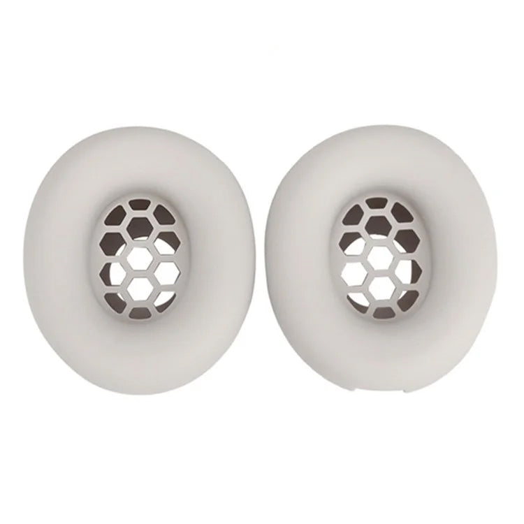 For Beats Studio Pro Headphones Silicone Cover Ear Cushion(Beige) - Earmuff & Pad by buy2fix | Online Shopping UK | buy2fix