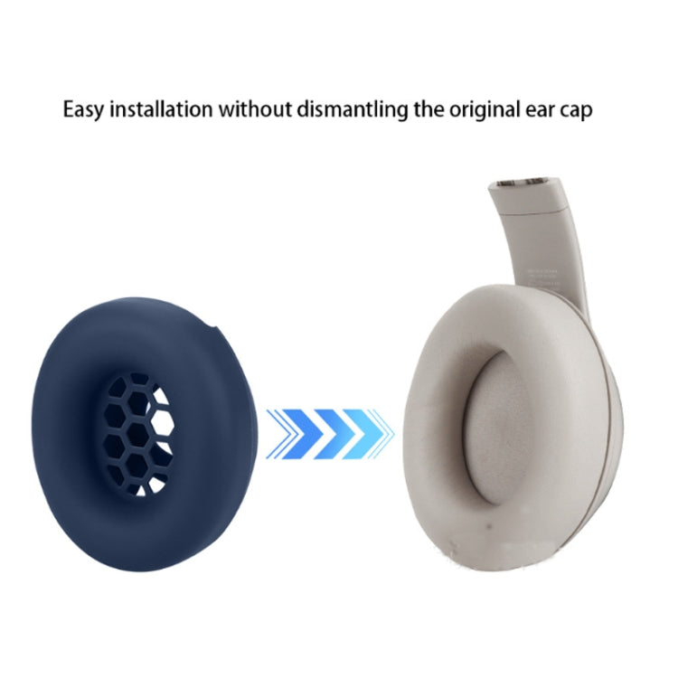 For Beats Studio Pro Headphones Silicone Cover Ear Cushion(Red) - Earmuff & Pad by buy2fix | Online Shopping UK | buy2fix