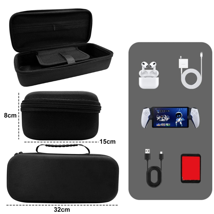 For PS Portal Game Consoles EVA Shockproof Waterproof Storage Bag(Gray) - Bags by buy2fix | Online Shopping UK | buy2fix