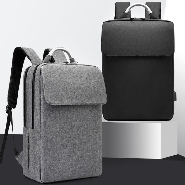 SKV BLB21282 Men Business Duty Traveling Double Shoulder Bag Lightweight Large Capacity Laptop Backpack(Gray) - Backpack by SKV | Online Shopping UK | buy2fix