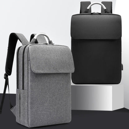 SKV BLB21282 Men Business Duty Traveling Double Shoulder Bag Lightweight Large Capacity Laptop Backpack(Gray) - Backpack by SKV | Online Shopping UK | buy2fix