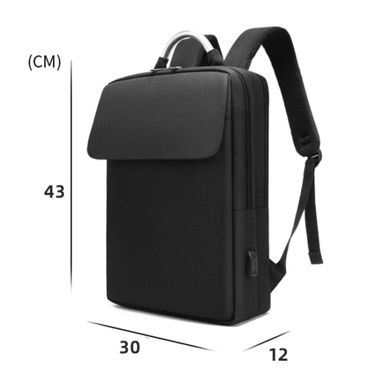 SKV BLB21282 Men Business Duty Traveling Double Shoulder Bag Lightweight Large Capacity Laptop Backpack(Gray) - Backpack by SKV | Online Shopping UK | buy2fix