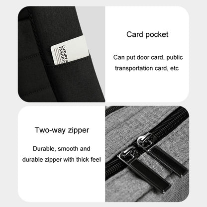 SKV BLB21282 Men Business Duty Traveling Double Shoulder Bag Lightweight Large Capacity Laptop Backpack(Gray) - Backpack by SKV | Online Shopping UK | buy2fix