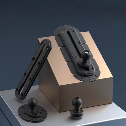 SUV Car Modified Central Control Bracket Base Slider, Specifications: 1 inch Rail Ball Head by buy2fix
