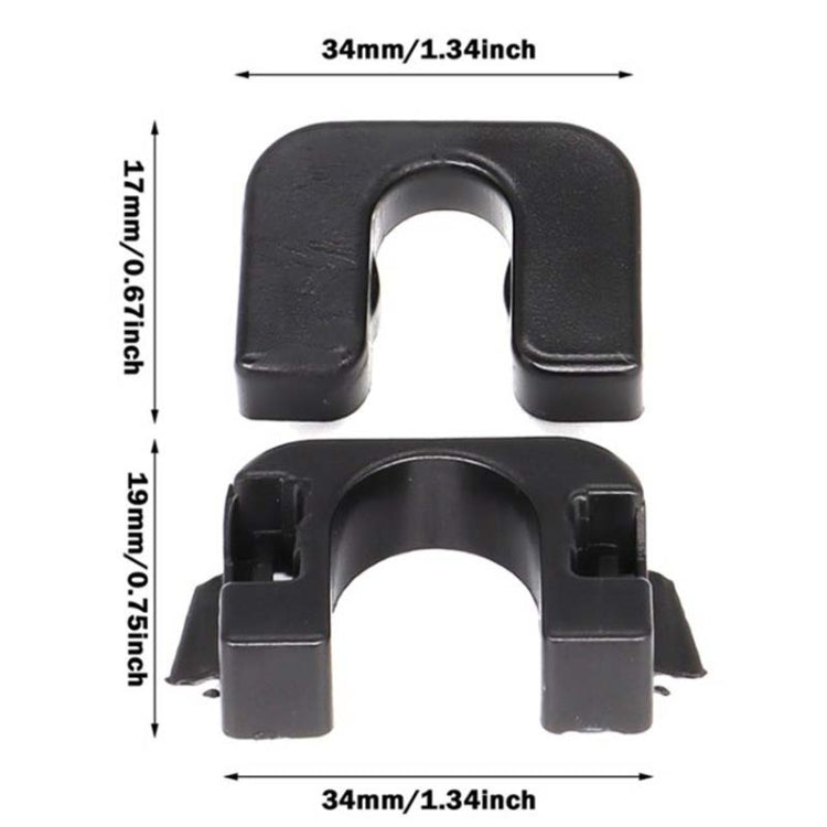 2pcs / Set For Ford Focus / Mondeo / Fiesta / C-Max Car Trunk Lid Clip Holder by buy2fix