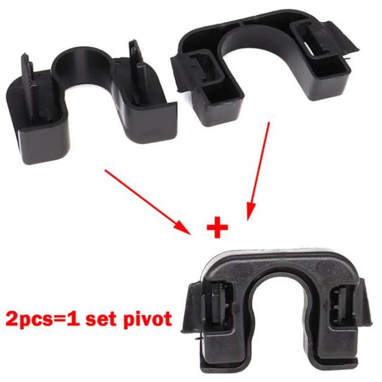 2pcs / Set For Ford Focus / Mondeo / Fiesta / C-Max Car Trunk Lid Clip Holder by buy2fix